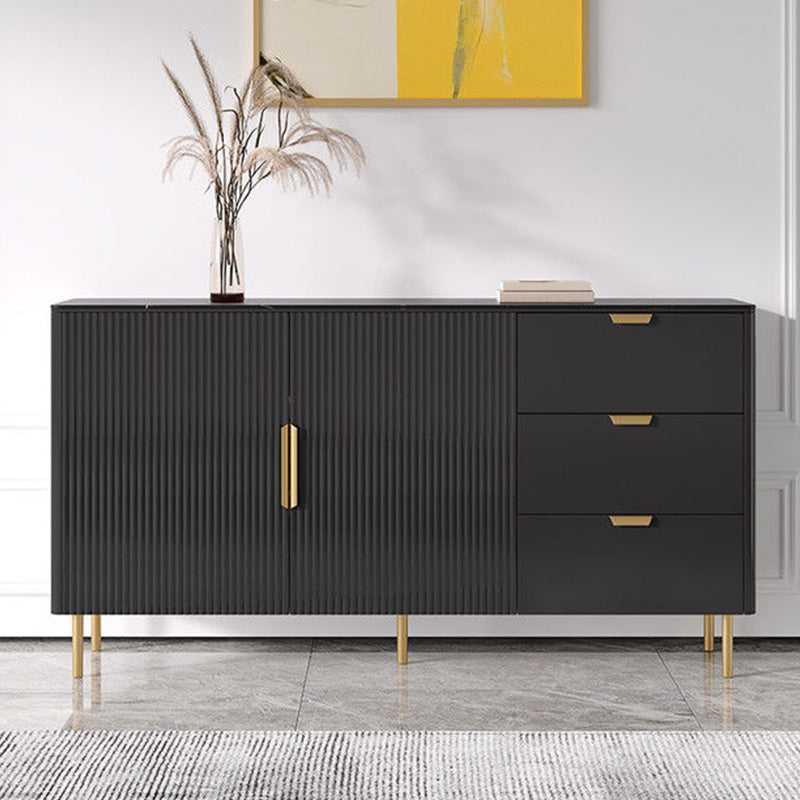 Stone moderno top moderno tavolo da tavolo a 3 cassetti per la casa