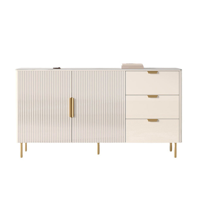 Stone moderno top moderno tavolo da tavolo a 3 cassetti per la casa