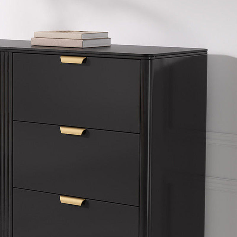 Stone moderno top moderno tavolo da tavolo a 3 cassetti per la casa