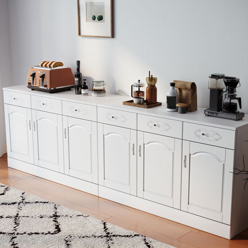 Modern Style Solid Wood Sideboard Table Kitchen Sideboard with Door Clearhalo 'buffet_sideboard' 'Buffets & Sideboards' 'furn' 'furn_buffet_sideboard' 'Furniture' 'Kitchen & Dining Furniture' 5248430