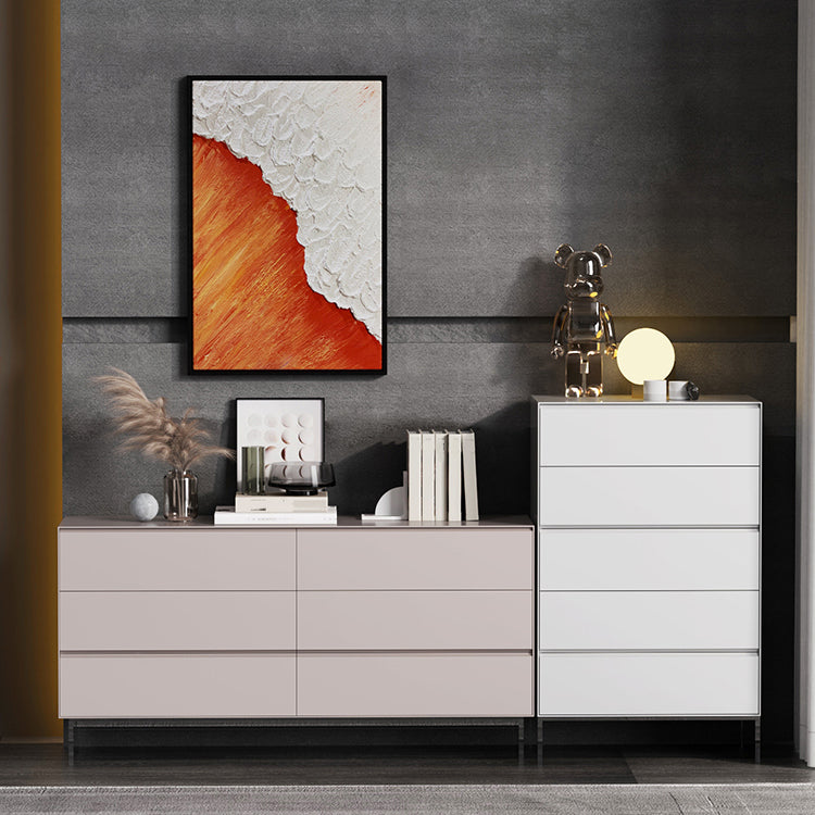 Tavolo da buffet bianco tavolo da cucina in stile moderno per sala da pranzo