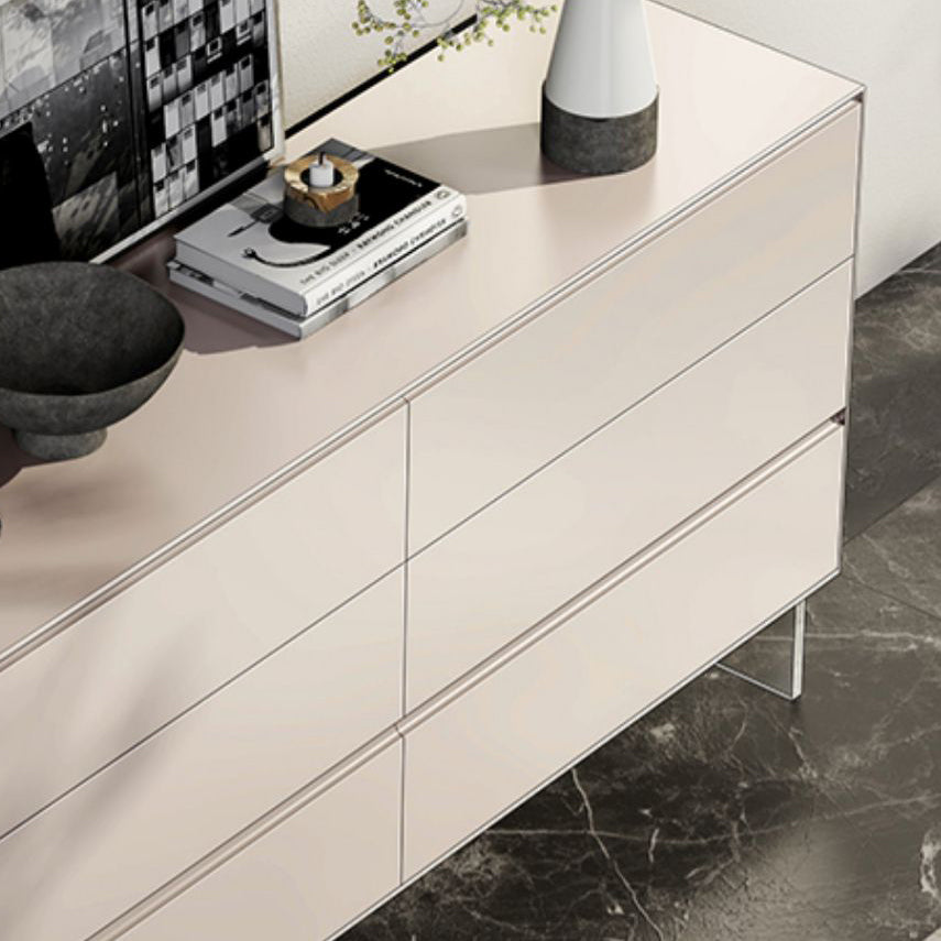 Tavolo da buffet bianco tavolo da cucina in stile moderno per sala da pranzo