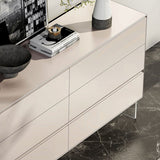 Tavolo da buffet bianco tavolo da cucina in stile moderno per sala da pranzo