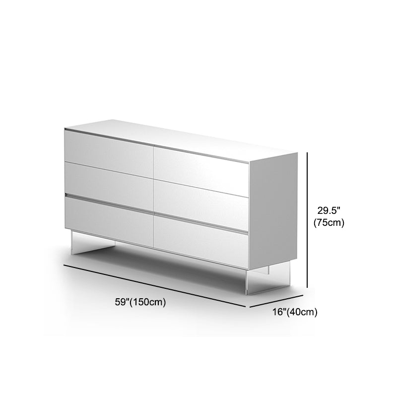 Tavolo da buffet bianco tavolo da cucina in stile moderno per sala da pranzo