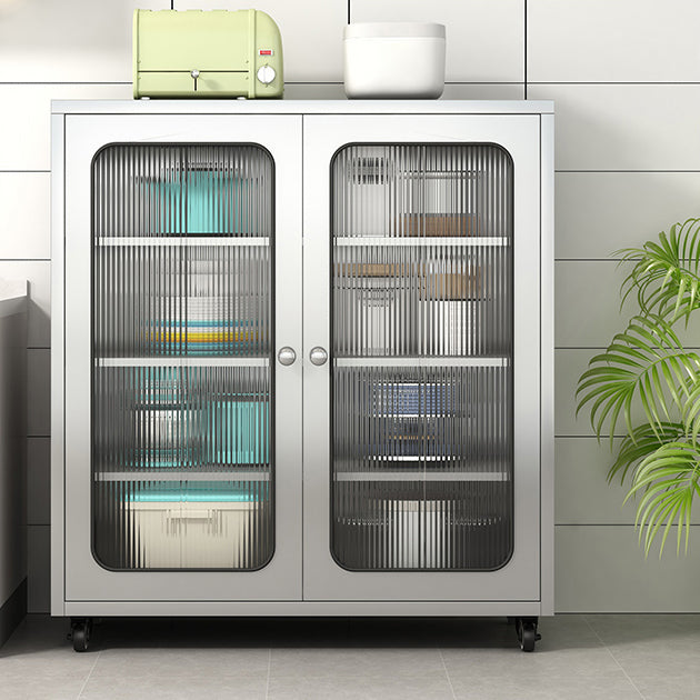 Server buffet di altezza da 42 pollici in metallo Server buffet per soggiorno per soggiorno