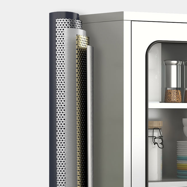 Server buffet di altezza da 42 pollici in metallo Server buffet per soggiorno per soggiorno