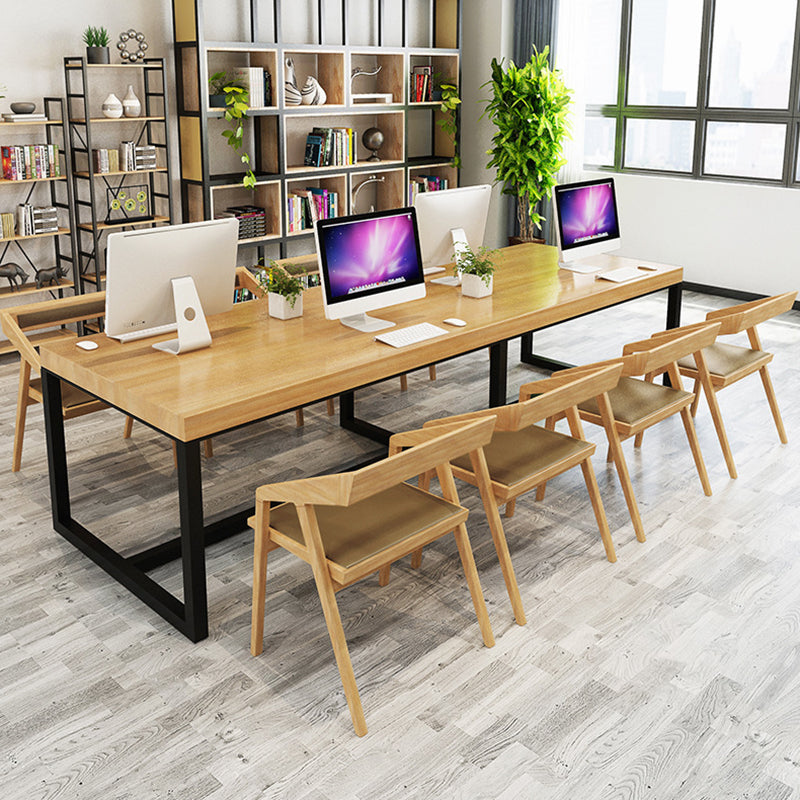 Scrivania in legno in legno in stile contemporaneo scrivania in metallo per ufficio