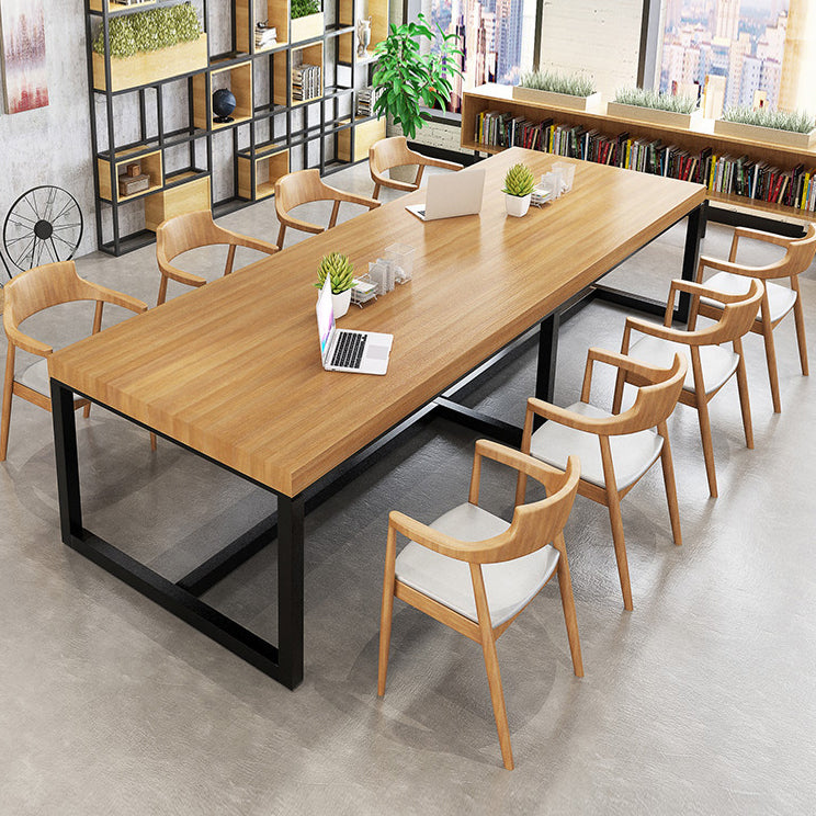 Scrivania in legno in legno in stile contemporaneo scrivania in metallo per ufficio