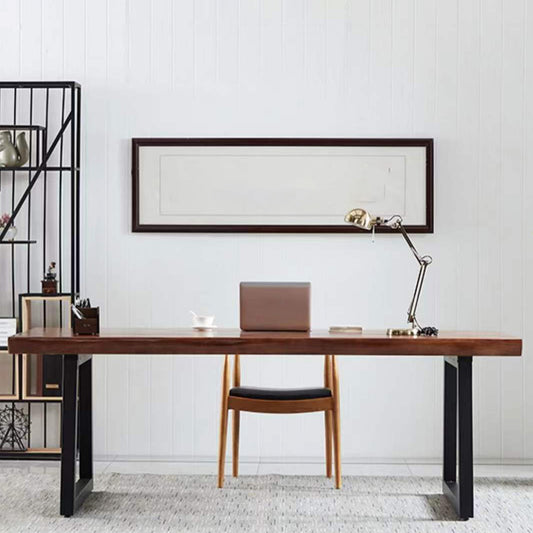 Solid Wood Meeting Table Home Office Simplicity Writing Desk Clearhalo 'furn' 'furn_office_desk' 'Furniture' 'Office Desks' 'Office Furniture' 'office_desk' 5248654