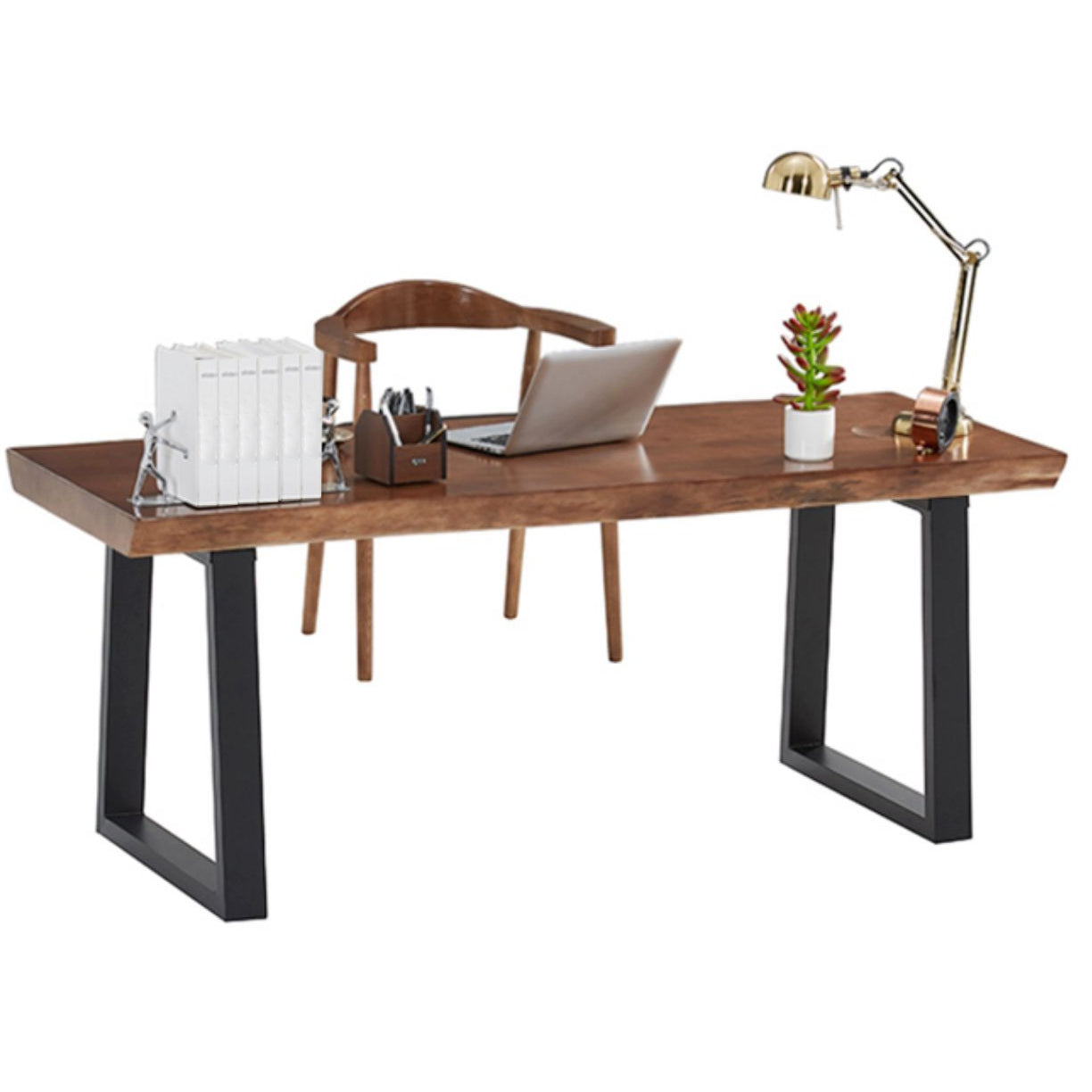 Solid Wood Meeting Table Home Office Simplicity Writing Desk Clearhalo 'furn' 'furn_office_desk' 'Furniture' 'Office Desks' 'Office Furniture' 'office_desk' 5248658