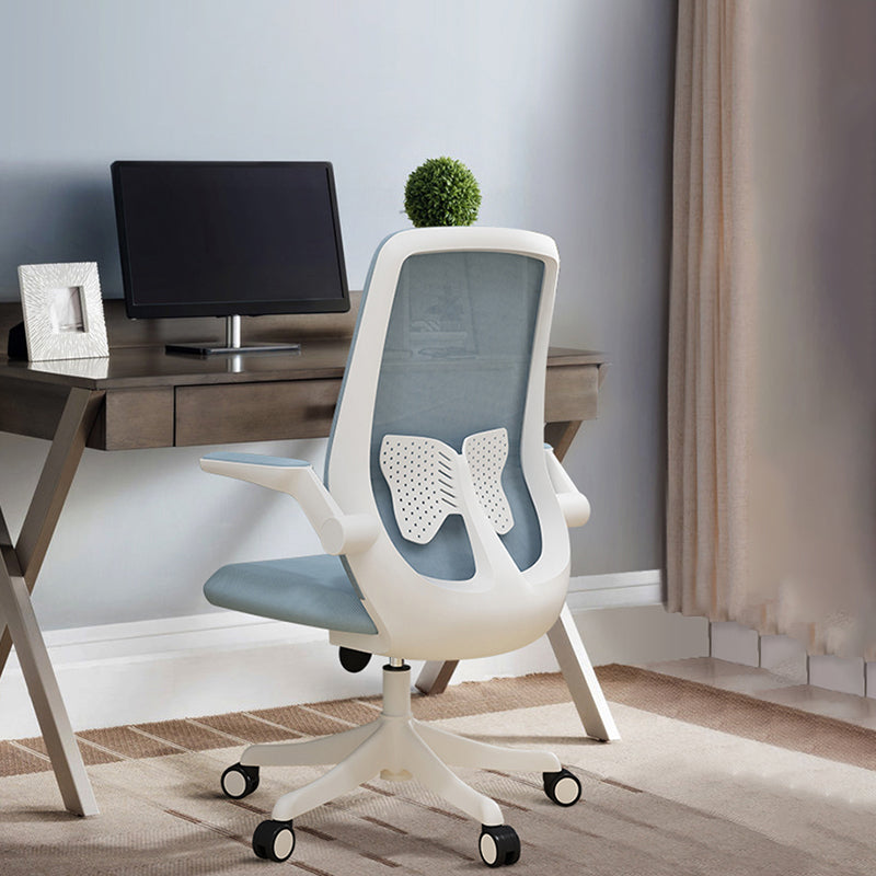 Adjustable Arms Office Chair Contemporary Mesh Back Task Chair Clearhalo 'furn' 'furn_office_chair' 'Furniture' 'Office Chairs' 'Office Furniture' 'office_chair' 5248848