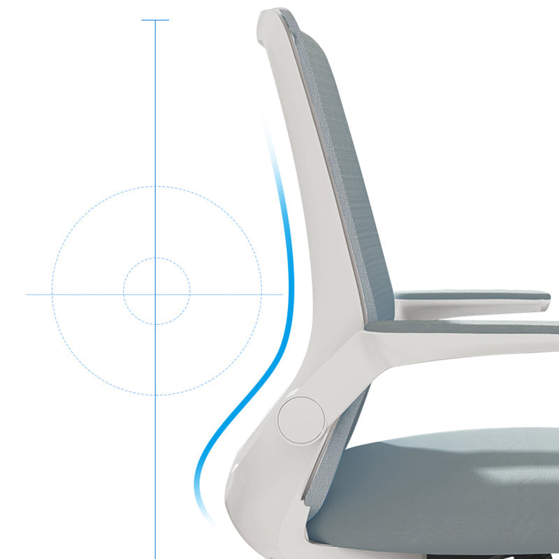 Adjustable Arms Office Chair Contemporary Mesh Back Task Chair Clearhalo 'furn' 'furn_office_chair' 'Furniture' 'Office Chairs' 'Office Furniture' 'office_chair' 5248858