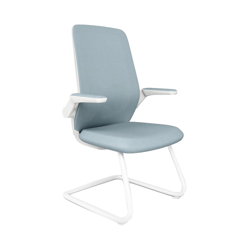 Adjustable Arms Office Chair Contemporary Mesh Back Task Chair Blue 1 Piece Steel Clearhalo 'furn' 'furn_office_chair' 'Furniture' 'Office Chairs' 'Office Furniture' 'office_chair' 5248864
