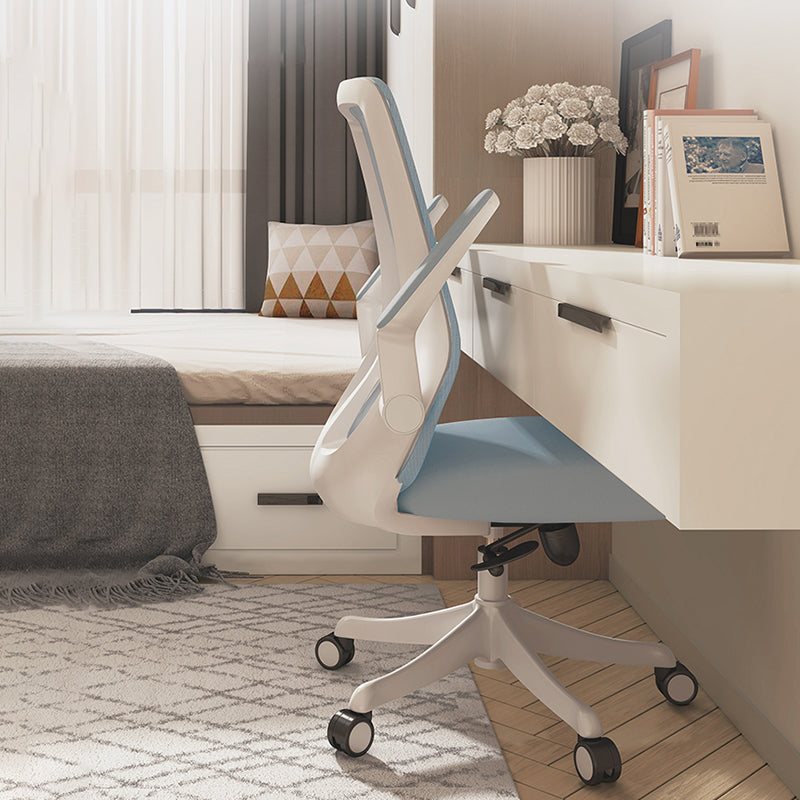 Adjustable Arms Office Chair Contemporary Mesh Back Task Chair Clearhalo 'furn' 'furn_office_chair' 'Furniture' 'Office Chairs' 'Office Furniture' 'office_chair' 5248870