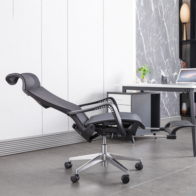Executive Adjustable Seat Height Chair Modern Ergonomic Swivel Office Chair Clearhalo 'furn' 'furn_office_chair' 'Furniture' 'Office Chairs' 'Office Furniture' 'office_chair' 5248875