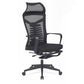 Executive Adjustable Seat Height Chair Modern Ergonomic Swivel Office Chair Black Nylon Clearhalo 'furn' 'furn_office_chair' 'Furniture' 'Office Chairs' 'Office Furniture' 'office_chair' 5248880