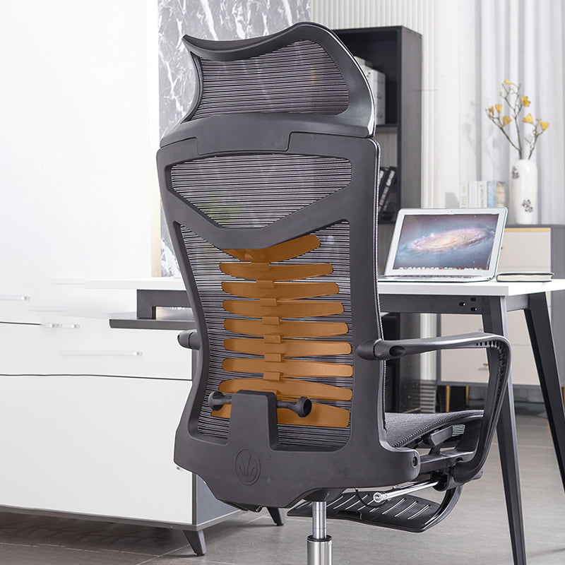 Executive Adjustable Seat Height Chair Modern Ergonomic Swivel Office Chair Clearhalo 'furn' 'furn_office_chair' 'Furniture' 'Office Chairs' 'Office Furniture' 'office_chair' 5248884