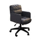 Padded Arms Working Chair Modern Mid Back Swivel Office Chair Grey Clearhalo 'furn' 'furn_office_chair' 'Furniture' 'Office Chairs' 'Office Furniture' 'office_chair' 5248890