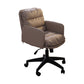 Padded Arms Working Chair Modern Mid Back Swivel Office Chair Khaki Clearhalo 'furn' 'furn_office_chair' 'Furniture' 'Office Chairs' 'Office Furniture' 'office_chair' 5248896