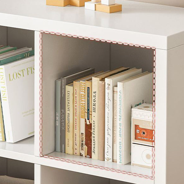 Estantería contemporánea estantería de madera diseñada para el hogar y la oficina