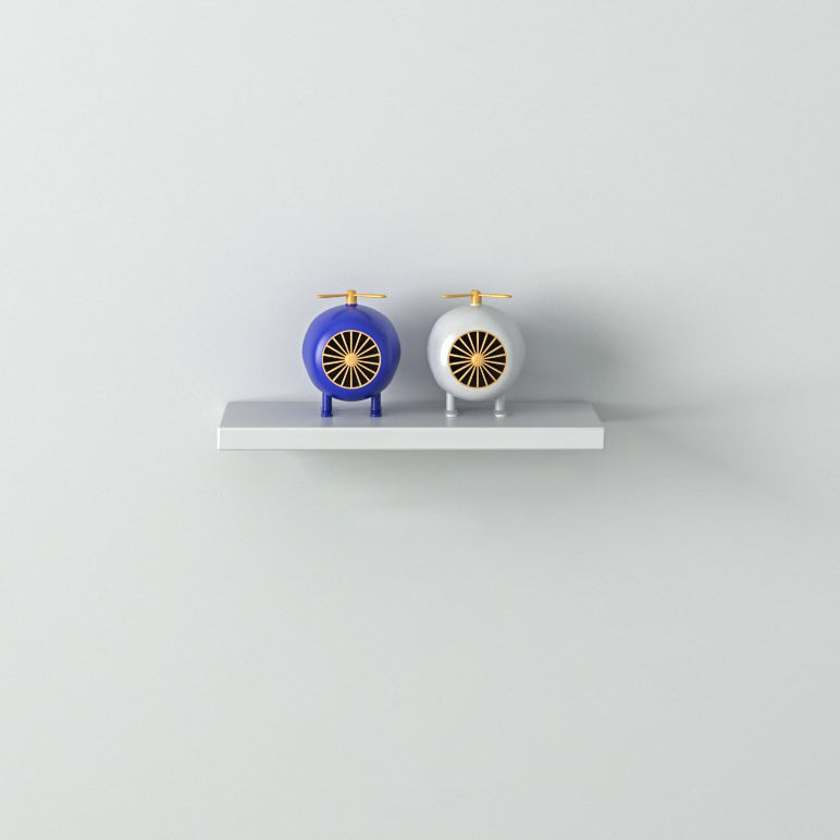 Scandinavian drijvende plank boekenkast houten boekenplank voor studieruimte