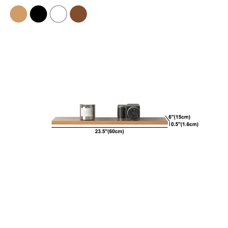Scandinavian drijvende plank boekenkast houten boekenplank voor studieruimte