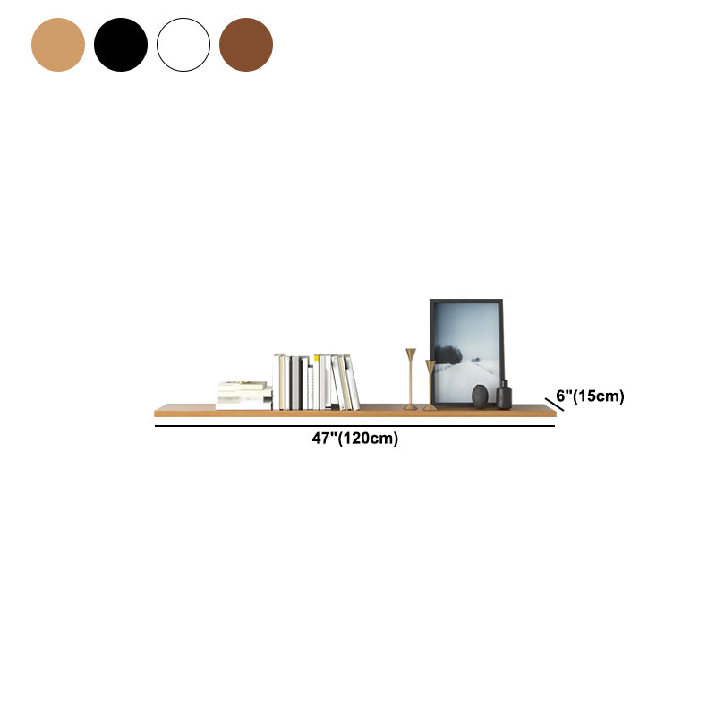 Scandinavian drijvende plank boekenkast houten boekenplank voor studieruimte