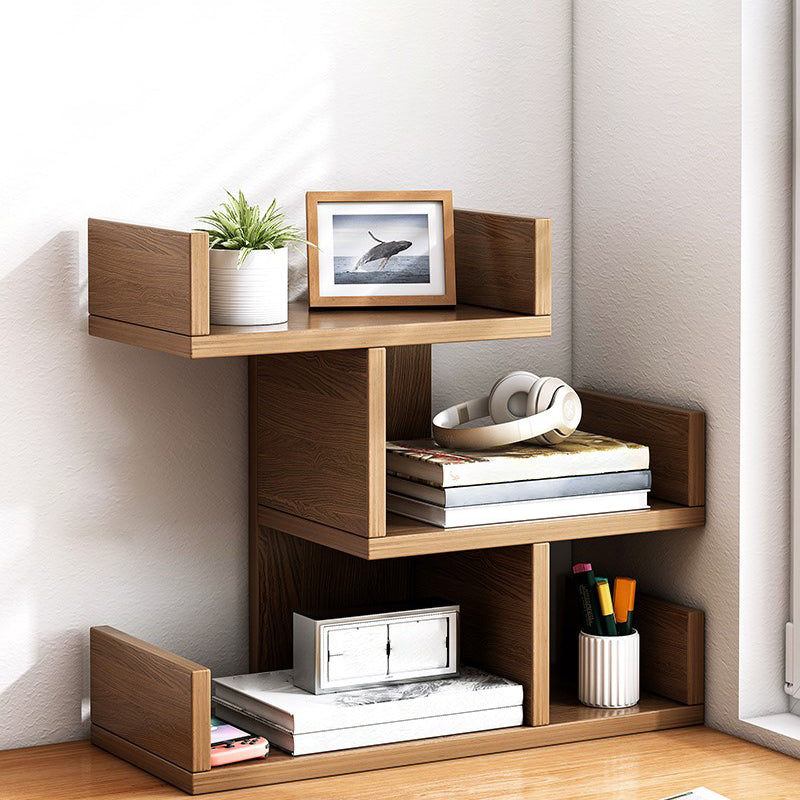 Engineered Wood Bookshelf Open Back Shelf boekenkast voor studieruimte