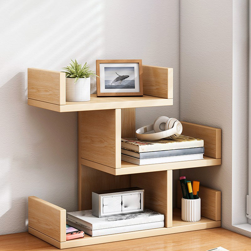 Engineered Wood Bookshelf Open Back Shelf boekenkast voor studieruimte
