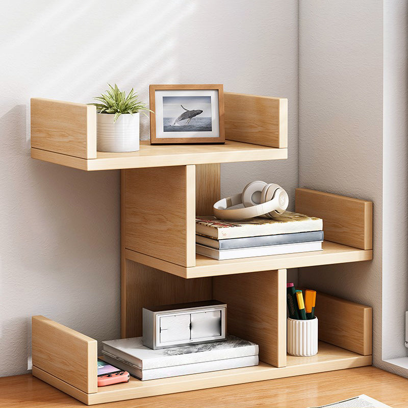 Engineered Wood Bookshelf Open Back Shelf boekenkast voor studieruimte