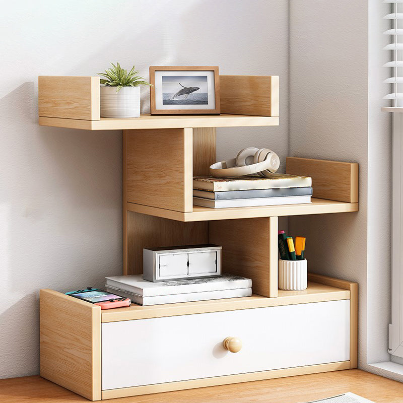 Engineered Wood Bookshelf Open Back Shelf boekenkast voor studieruimte