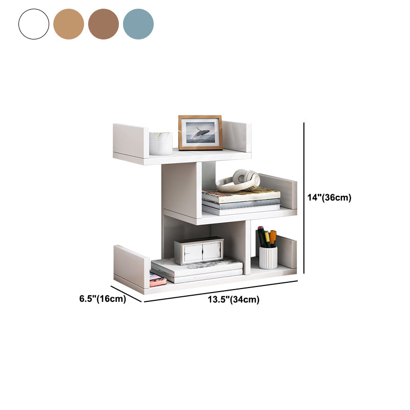 Engineered Wood Bookshelf Open Back Shelf boekenkast voor studieruimte