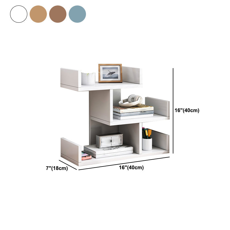 Engineered Wood Bookshelf Open Back Shelf boekenkast voor studieruimte