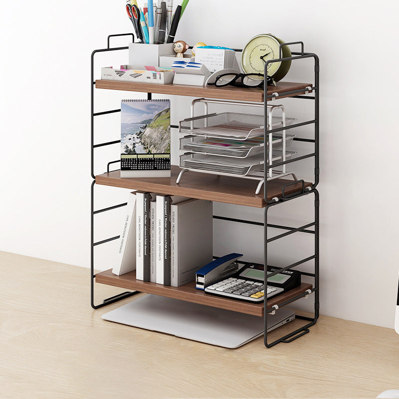 Contemporary Style Bookshelf Engineer Wood Bookcase for Office