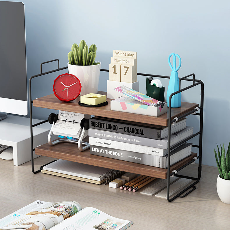 Contemporary Style Bookshelf Engineer Wood Bookcase for Office