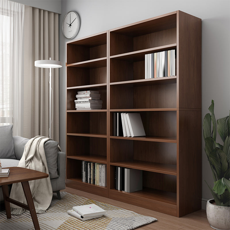 Closed Back Modern Style Bookshelf Wood Bookcase for Office Use Clearhalo 'Bookcases' 'furn' 'furn_bookcases' 'Furniture' 'Office Furniture' 5249173