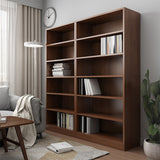 Closed Back Modern Style Bookshelf Wood Bookcase for Office Use Clearhalo 'Bookcases' 'furn' 'furn_bookcases' 'Furniture' 'Office Furniture' 5249173
