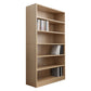 Closed Back Modern Style Bookshelf Wood Bookcase for Office Use 32.7"L x 11.8"W x 70.9"H Natural Clearhalo 'Bookcases' 'furn' 'furn_bookcases' 'Furniture' 'Office Furniture' 5249189
