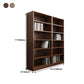 Closed Back Modern Style Bookshelf Wood Bookcase for Office Use Clearhalo 'Bookcases' 'furn' 'furn_bookcases' 'Furniture' 'Office Furniture' 5249196