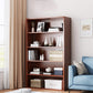 Closed Back Modern Style Bookshelf Wood Bookcase for Home Office
