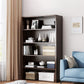Closed Back Modern Style Bookshelf Wood Bookcase for Home Office