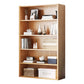 Closed Back Modern Style Bookshelf Wood Bookcase for Home Office