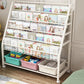 Metal Ladder Bookcase Vertical Shelf Bookcase for Study Room