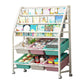 Metal Ladder Bookcase Vertical Shelf Bookcase for Study Room