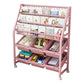 Metal Ladder Bookcase Vertical Shelf Bookcase for Study Room