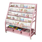 Metal Ladder Bookcase Vertical Shelf Bookcase for Study Room