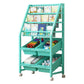 Metal Ladder Bookcase Vertical Shelf Bookcase for Study Room
