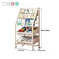 Metal Ladder Bookcase Vertical Shelf Bookcase for Study Room