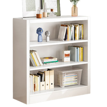 40.55"H Bookshelf Scandinavian Style Closed Back Bookcase for Home and Office