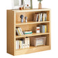 40.55"H Bookshelf Scandinavian Style Closed Back Bookcase for Home and Office